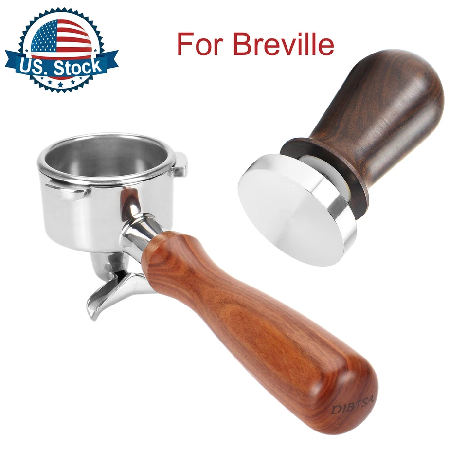 Portafiltro de 54 mm para Breville BES840XL RM-BES870XL 2 caños 53 mm manipulador de café Foto 1 de 4