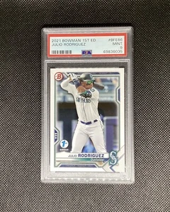 2020 Julio Rodriguez Bowman Prospects 1st Edition PSA MINT 9 Seattle Mariners - Bild 1 von 1