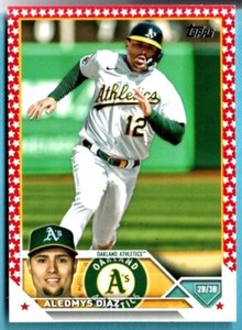 2023 TOPPS UPDATE  Independence Day #14/76 Aledmys Díaz  Card #US118