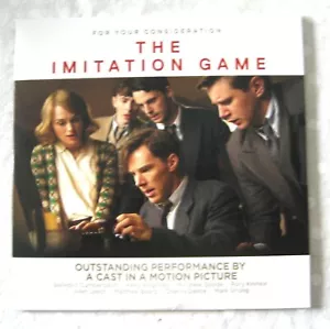 THE IMITATION GAME~ For Your Consideration Benedict Cumberbatch Factory Sealed - Picture 1 of 1
