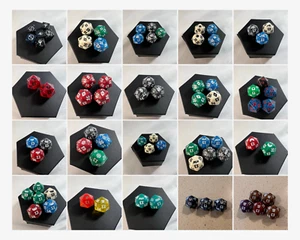 Magic The Gathering MTG D20 Spindown Dice LOTS OF SETS! Buy Multiple Discount!! - Picture 1 of 49