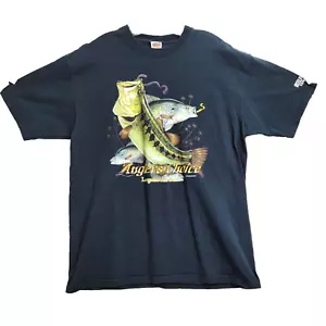 Camiseta de pesca de lubina de boca grande Angler Choice XL Reelfoot Lake Tennessee para hombre - Imagen 1 de 8