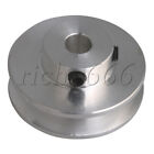 Groove Step Pulley Aluminum Alloy Suitable for 3-5MM PU Round Belt Silver