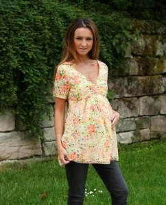 Umstandsbluse Umstandstunika Chiffon  32 34 36  NEU - Bild 1 von 4