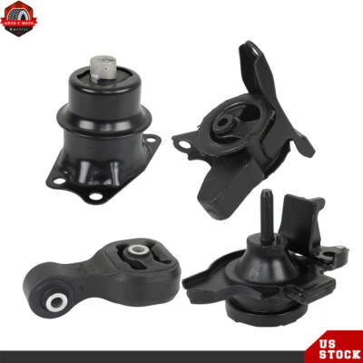 Engine Motor & Automatic Trans. Mount Set 4PCS For 2009-2013 2014 Honda Fit 1.5L - Image 1 of 4