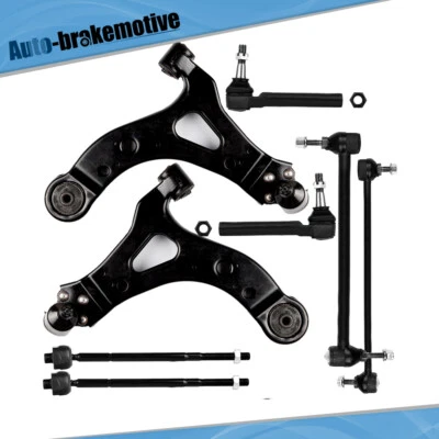 Qty(8) Front Lower Control Arm Tie Rod Sway Bar End Link For Chevrolet Uplander - Image 1 of 4