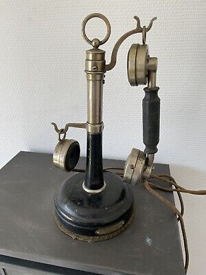 Ancien Téléphone Dunyach Leclert Colonne Old Antique Phone  • 200€