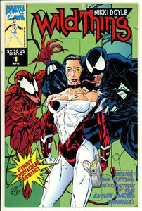 WildThing #1 Venom, Carnage cubierta en relieve 1993 casi nuevo 9,4 - Imagen 1 de 2