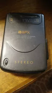 GPX Gran prix C3072 Portable Cassette Player Stereo AM/FM Radio W/3 Blank Tapes - Picture 1 of 12