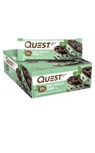 Quest Sweet Protein Bar, Mint Chocolate Chunk, 20g Protein, 12 Ct