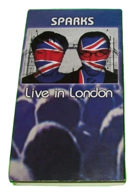 Sparks VHS Live In London Video Tape Concert New Wave Synth-Pop Glam Rock Rare - Image 1 of 3