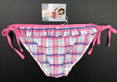KELLY BROOK Bikini Bottoms UK 8 Pink White Blue Mix BNWT - Image 1 of 4