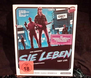 SIE LEBEN THEY LIVE BOX SET 4K restauriert Blu-Ray + Soundtrack CD NEU Carpenter - Bild 1 von 2