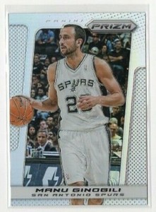2013/14 PANINI PRIZM MANU GINOBILI SILVER PRIZM