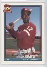 1991 Topps Factory Set Collector's Edition (Tiffany) Ricky Jordan #712