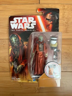 BNIB 3.75" STAR WARS THE FORCE AWAKENS SARCO PLANK ACTION FIGURE HASBRO DISNEY - Image 1 of 4