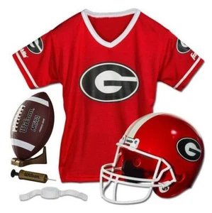 Georgia Bulldogs NCAA Jersey, Helmet & Football Set, Ages 5-9 - Picture 1 of 4