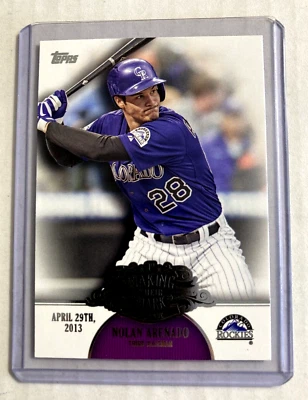 2013 Topps Update #MM-34- NOLAN ARENADO Making Their Mark Rookie RC - Imagem 1 de 2