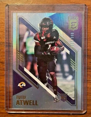 2021 Panini Donruss Elite TuTu Atwell #131 RC Silver 935/999 - Image 1 of 2