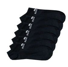 PUMA Herren 3 Packung Basic Sneaker Turnschuhe Schwarz Socken > Eu UK 9-11 43-46