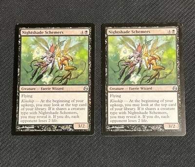 Nightshade Schemers Magic The Gathering Mtg Morningtide Card 2 - Image 1 of 4