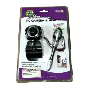 LinkQ PC Camera & Headset Supports MSN Yahoo Windows Messenger New In Box Rare - Picture 1 of 11