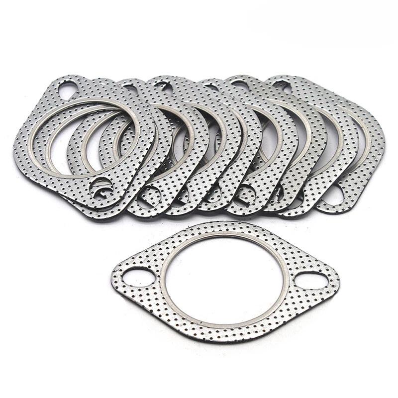 10PCS 2.5" 63mm Car Engine Venting Gasket Universal Gasket Flange with 2 Bolt - Изображение 1 из 4