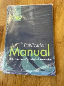 Publication Manual of the American Psychological Association - Picture 1 of 1