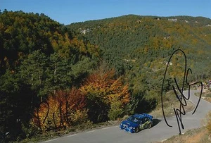 Petter Solberg and Phil Mills Hand Signed Subaru Impreza 12x8 Photo Rally 2. - Picture 1 of 1