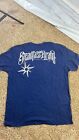 Mens WE NEVER REGRET OUE  Tattoo TShirt by Steadfast Brand BLUE size XL 