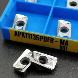 For Aluminum APKT1135PDFR-MA H01 Carbide Milling Inserts Cutter Blade 10PCS USA - Picture 1 of 6