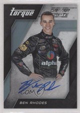 2016 Panini Torque Driver Scripts Ben Rhodes #DS-BR Rookie Auto RC