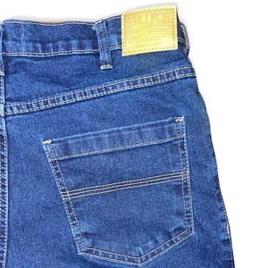 Duke Haband Classic Fit Jeans Men's Size 34 Straight Fit Dark Wash Stretch Denim - Picture 1 of 9