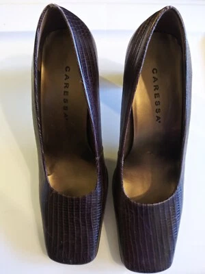 Womens Caressa Brown Pumps Size 6 M - Image 1 of 4
