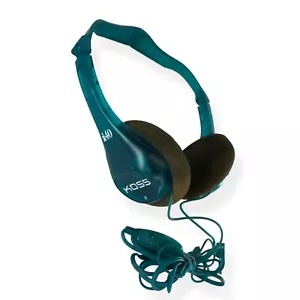 Koss I40 StereoPhones On-Ear Headphones Blue Adjustable Headband Voice Control - Picture 1 of 7