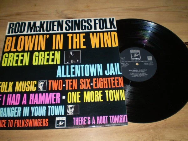 Rod McKuen folk music LP,1964 Original,Ex Con,Sent Recorded Delivery - Image 1 of 1