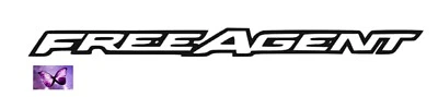 BRAND NEW BMX RACING FREE AGENT BIKES IRON ON HEAT TRANSFER DECAL - image 1 of 4