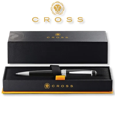 Cross Kugelschreiber Kuli Bailey schwarz Chrom Geschenkbox Etui - Bild 1 von 2