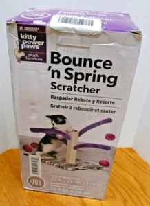 Rascador para gatos Prevue Pet Products Bounce 'N Spring 22" x 22" x 11,75 altura - Imagen 1 de 7