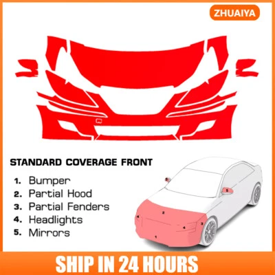 PreCut Paint Protection Film Clear PPF Kit For Hyundai Genesis Sedan 2009-2012 Foto 1 de 4