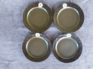  Big Sky Carvers Deer Antler Salad Plates Shedhorn Collection 8 3/8" Set of 4 - Picture 1 of 4