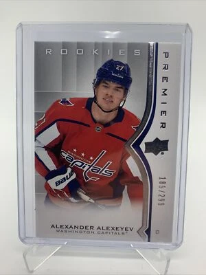 2020-21 UPPER DECK PREMIER ROOKIES /299 ALEXANDER ALEXEYEV - Image 1 of 2
