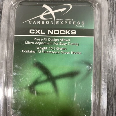 Game Tracker’s Carbon Express CXL Nocks 10.3 Grains 12 Pack - Image 1 of 2