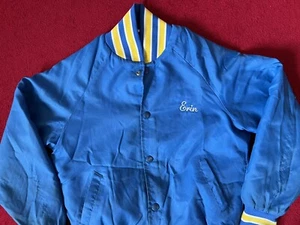 Youth Medium Vintage Satin Bomber Paddock Panthers Team Jacket - Picture 1 of 10