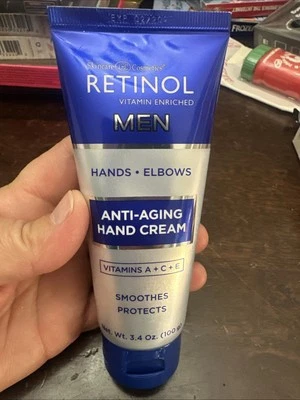 Retinol Hand Cream For MEN Sealed Hands Elbows Anti-Aging 3.4oz - Image 1 of 4