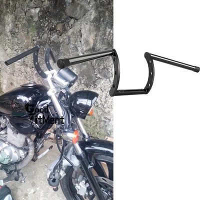 For Suzuki GZ150 GZ250 Bobber 22mm 7/8" Motorcycle Z Bars Black Drag Handlebar Foto 1 de 4