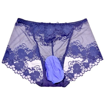 Men's Sexy Sissy Pouch Panties Lace G-String Briefs Underwear Lingerie Thongs - Image 1 of 4