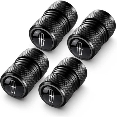 Cubierta antipolvo vástago tapa válvula aire neumático llantas coche Lincoln 4 piezas decoración limitada Foto 1 de 4