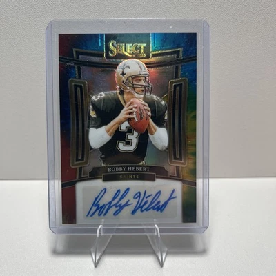 2023 Panini Select - Signatures Bobby Hebert #SIG-BHE Silver Prizm /25 (AU) - Image 1 of 2