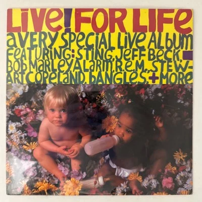 Various - Live! For Life Vinyl 12” RARE NEW SEALED - Image 1 of 4